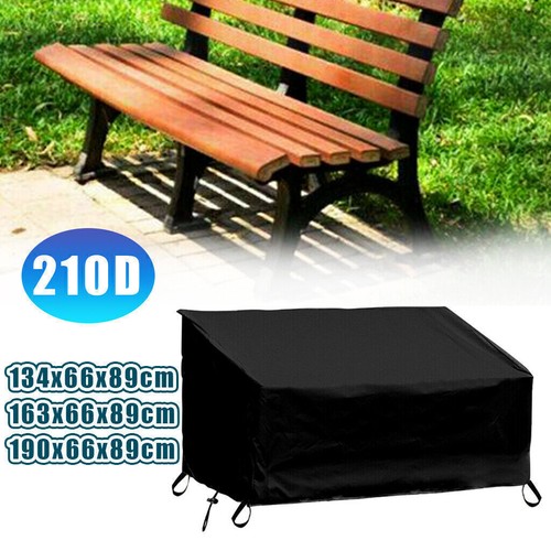 Heavy Duty Outdoor Waterproof Garden Bench Seat Cover For Furniture 2/3