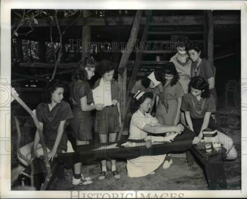1941 Press Photo Camp Talunac Opens 19th Season to Camp Fire Girls For Training - Picture 1 of 2