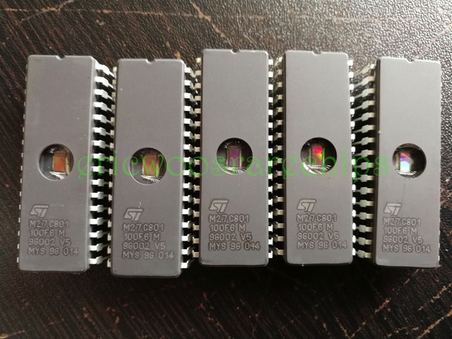 M27C160-50F1 M27C800-100F1 M27C801-100F1 M27C801-100F6 M27C Series UV EPROM UK E - Foto 7