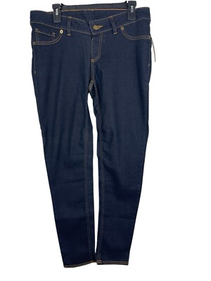 Bobbie Brooks Dark Wash 8/10 Skinny Mid Rise Denim Jeans NWT