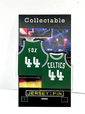 Boston Celtics Rick Fox jersey lapel pin-Classic C's Collectible