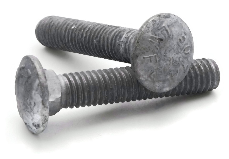 1/2-13 x 2-1/2 Conquest Carriage Bolt - Hot Dip Galvanized - Fasteners Plus