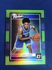 2017-18 Donruss Optic The Rookies Lime Green De'Aaron Fox RC /175 #5