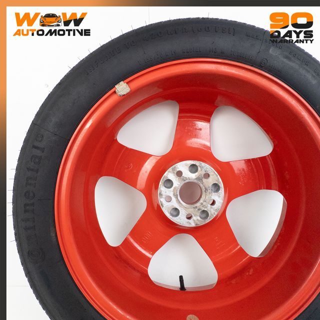 04-13 BENTLEY CONTINENTAL GT FLYING SPUR 4.5JX19H2 SPARE WHEEL TIRE RIM RED OEM