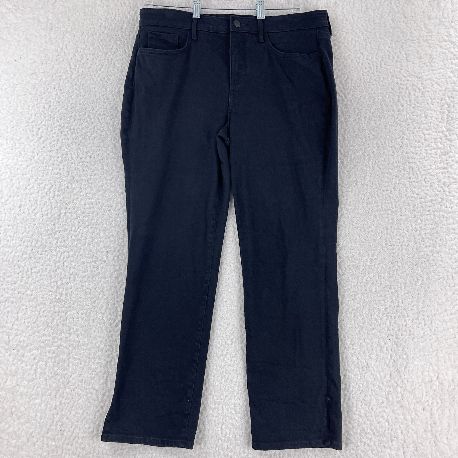 Womens Size 10 Black Denim Casual Mid-rise