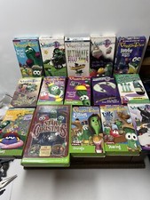 Lot Of 15 Rare/Hard To Find Veggie Tales VHS Tapes- Esther, My Neighbor, Larry