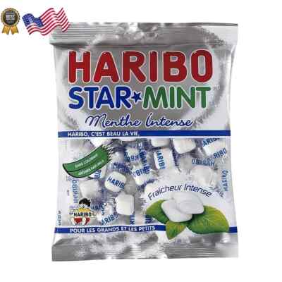 Haribo Starmint Fraîcheur Menthe Intense 200g FREE SHIPPING