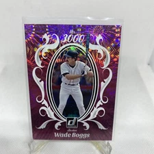 2023 Donruss Baseball #M3K-8 Wade Boggs Mr. 3000 Pink Fireworks - Red Sox
