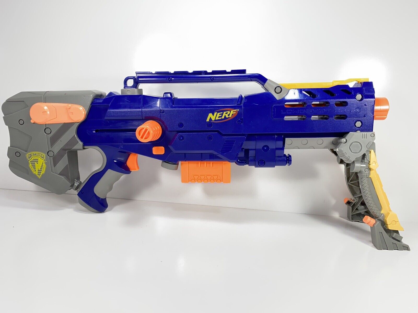 Nerf N-Strike Longshot CS-6 w/Pistol Attachment- Tested & Working