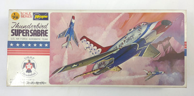 Hasegawa JS-121 1:72 Super Sabre Thunderbird vintage 1976 -039-
