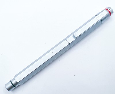 NOS Vintage Rotring Newton Black Fountain Pen Metal F Nib Germany