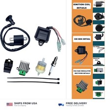 Ignition Coil Kit for Polaris Scrambler Predator Sportsman 50cc 90cc ATV