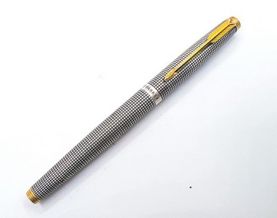 Parker 75 Australia sterling silver 925 fountain pen Gold 585 14k