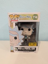 Funko Pop Vinyl: Rick and Morty - Rick with Portal Gun 114 Hot Topic Exclusive