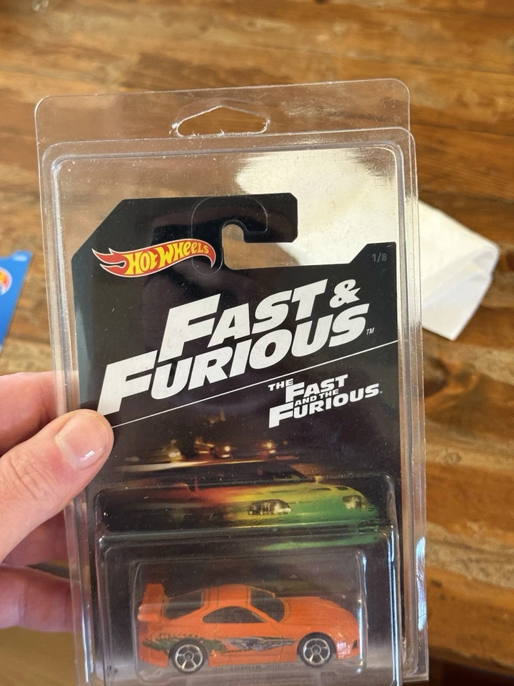 2016 Hot Wheels Fast And Furious ‘94 Toyota Supra Orange! SHIPS IN PROTECTOR! - Image 4 of 4