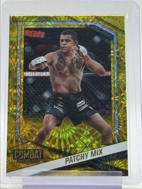 PATCHY MIX 2025 COMBAT ANTHOLOGY PFL GOLD FIREWORKS #41 /10 Q3813