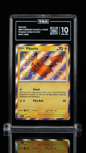 Pikachu graded TAG 10 for sale on eBay