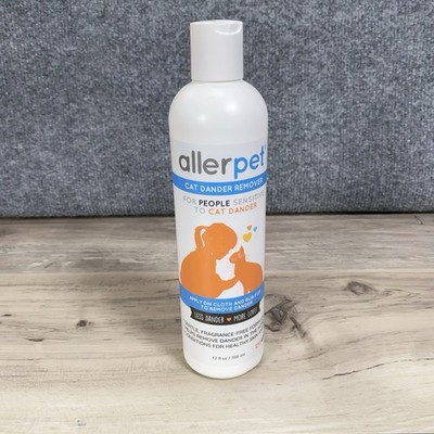 Allerpet Cat Dander Remover 12 oz Moisurizing Allergen Cleanser for Cats