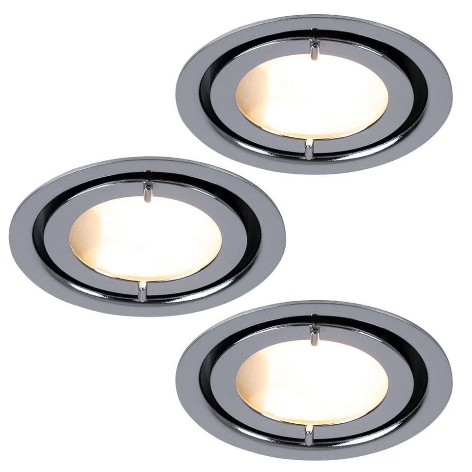 Set Di 3 Faretti Da Incasso Per Soffitto Da Sala Da Pranzo Illuminazione Luce - Immagine 2 di 4