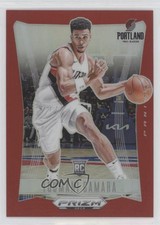 2023-24 Panini Prizm Deca Red Prizm 3/199 Toumani Camara #6 Rookie RC