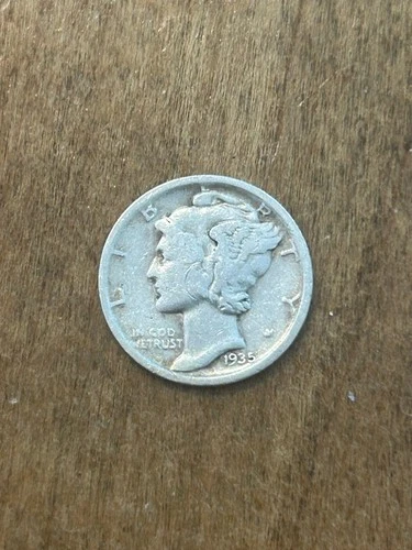 1935D Mercury Dime VG