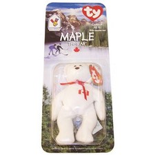 TY McDonald's Teenie Beanie - MAPLE the Bear 1999 5 inch - New in Package