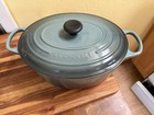 Le Creuset Signature Oval Dutch Oven #35 9.5 Quart With Lid Ocean Color — photo 2