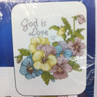 New GOD IS LOVE Cross Stitch Kit Leisure Arts 114908 Praying Hands Collection — photo 2