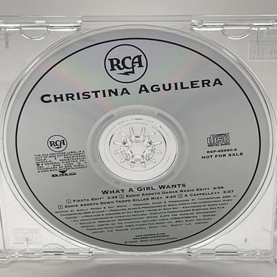 Christina Aguilera - What A Girl Wants Promo CD Single 2000 Remixes House Music