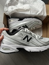 New Balance 740 Trainers In Silver And White - Size UK 3.5