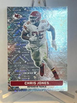 Chris Jones 2023 Panini NFL Sticker & Card Collection #256 Foil Chiefs