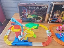 Playrail By Tomy Merry Go Copter Merry Go Zoo Lot