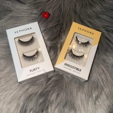 Sephora Vegan False Lashes Irresistible Flirty Set Of 2!