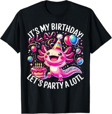Birthday Axolotl Party T-Shirt