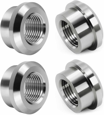 Aluminum 3/8'' NPT Female Weld on Bung Weldable Fitting 4PCS