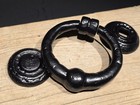 Antique Style Heavy Cast Iron Ring Door Knocker — photo 9