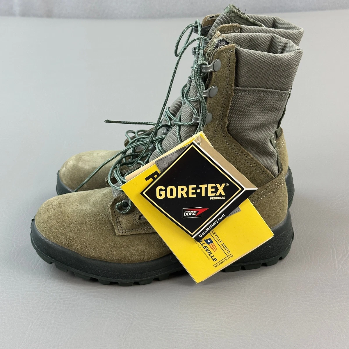 Belleville 600 ST Combat Boots Mens 6.5‎ R Green NWT\'S Steel Toe Vibram USA NEW Belleville 600 ST Hot Weather Steel Toe | Mercari main image 2