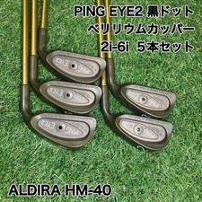 Ping Eye2 Black Beryllium Copper Iron Set 5 Pieces Number 2 Eye Two