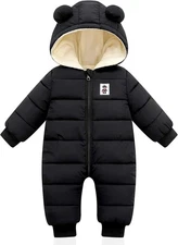 Baby Clothes Cute Infant Toddler Snowsuit Warm Newborn Boy Girl Coats Hooded