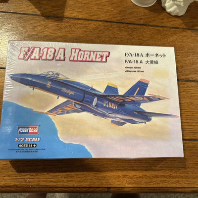 HOBBY BOSS 1:72 Scale Blue Angels F/A-18A Hornet Factory Sealed  Model Kit