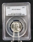 1961 25c Silver Washington Quarter PCGS MS 64 #6559