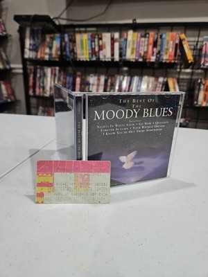 The Best of The Moody Blues - CD   WITH A ORIGINAL 1998 CONCERT TICKET - COOL!!