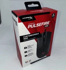 HyperX Pulsefire Core 6200 DPI Wired Optical Gaming Mouse RGB Open Box New