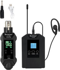Wireless in Ear Monitor System with Transmitter Clip on Receiver Automatic Pairi