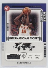 2021-22 Panini Contenders International Ticket Clint Capela #11 c4h