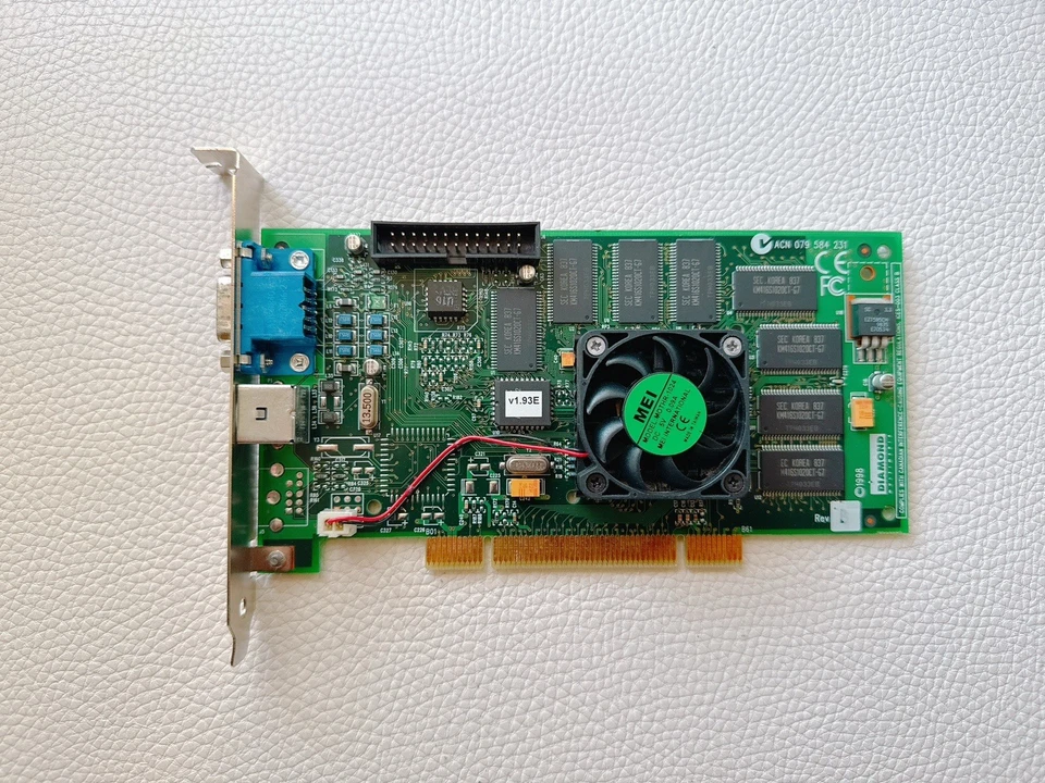 ✅ TESTED ✅ DIAMOND Viper V550 - 1998 - PCI Graphic Card NVIDIA RIVA TNT - Image 3 of 4