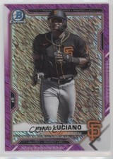 2021 Bowman Chrome Prospects Fuchsia Shimmer Refractor /199 Marco Luciano 0c3