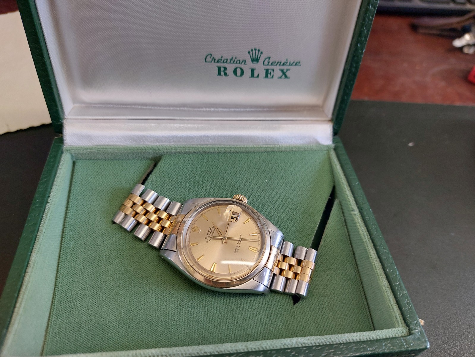 1600 bimetal Datejust 1560 cal Butterfly