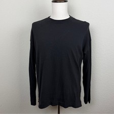 AYR Men s 100 Cotton Black Crewneck Sweatshirt Small