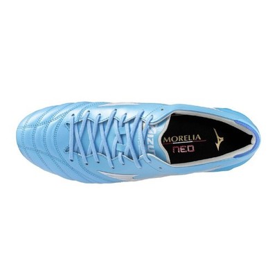 Mizuno Soccer Cleats MORELIA NEO 4 JAPAN Unity Sky Blue/White